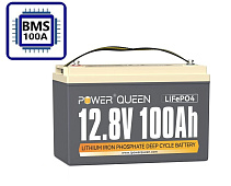 Power Queen 12V 100Ah (LiFePo4, BMS 100A)